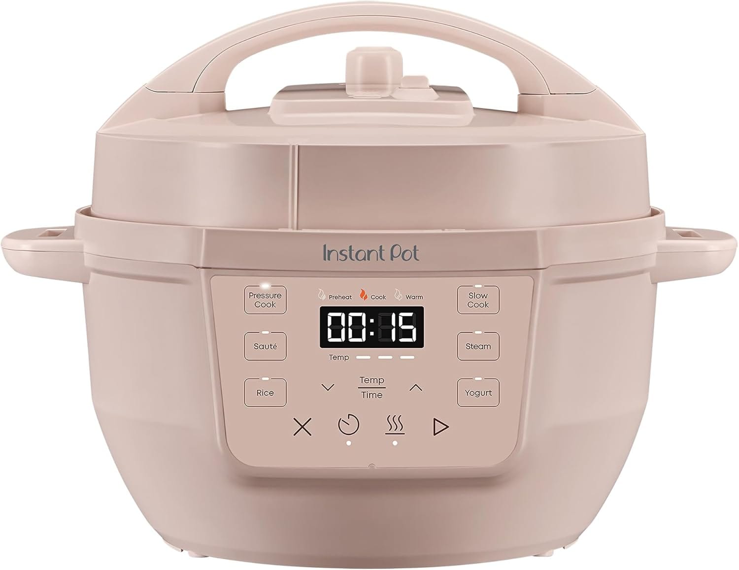 Instant Pot 4QT RIO Mini 7-in-1 Multi-Cooker, Pressure Cooker, Slow cook, Sauté, Steam, Rice Maker, Yogurt, & Warmer, Rosewater, 4 Quarts