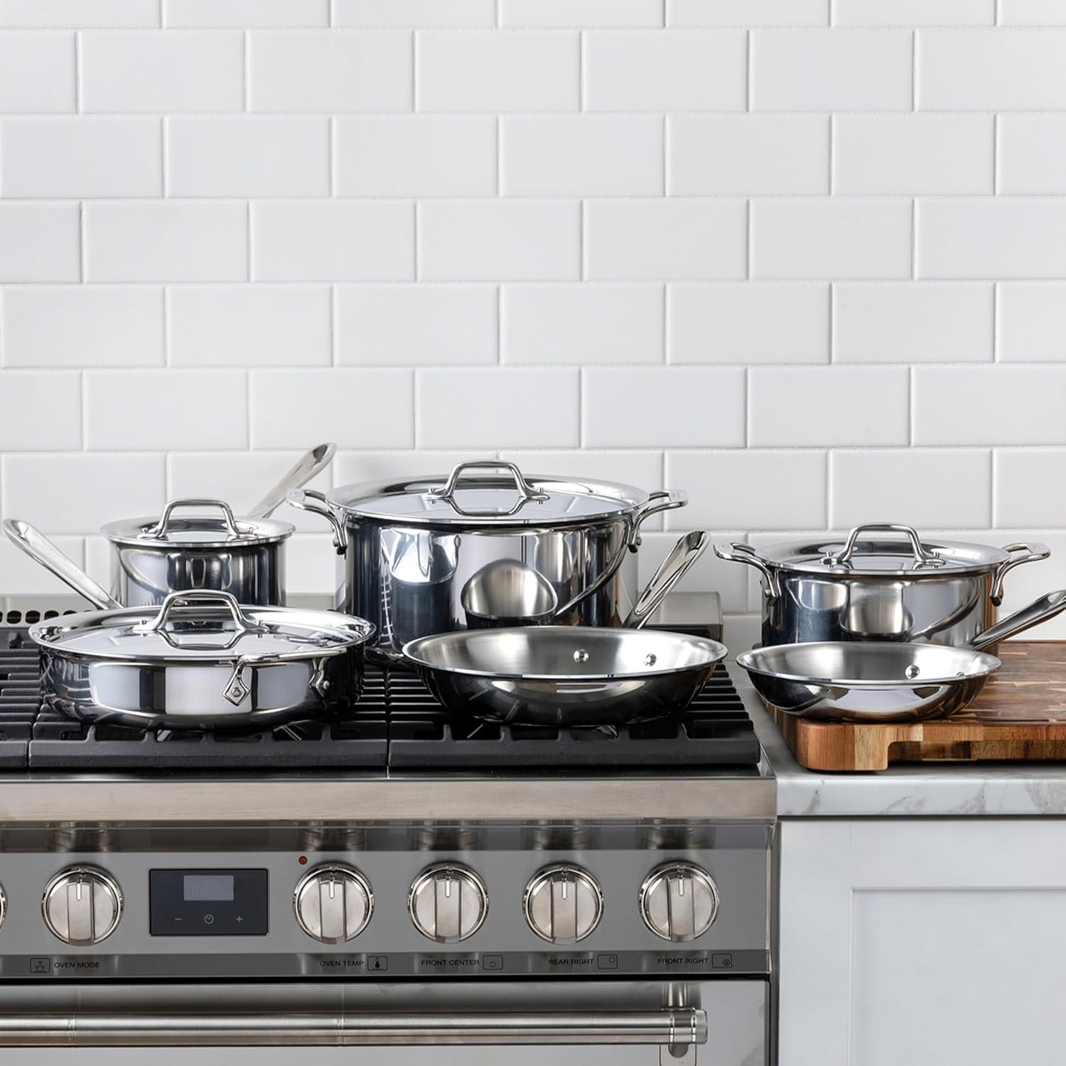 All-Clad D3 10-piece stainless steel cookware set