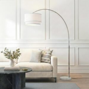 A Sculptural Arc Floor Lamp for the Living Room