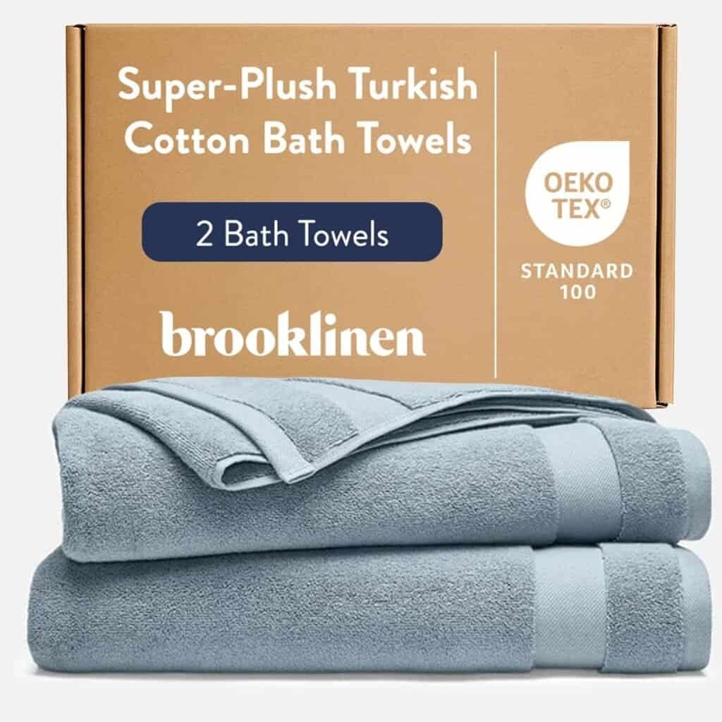 Brooklinen Super-Plush bath towels for bathroom