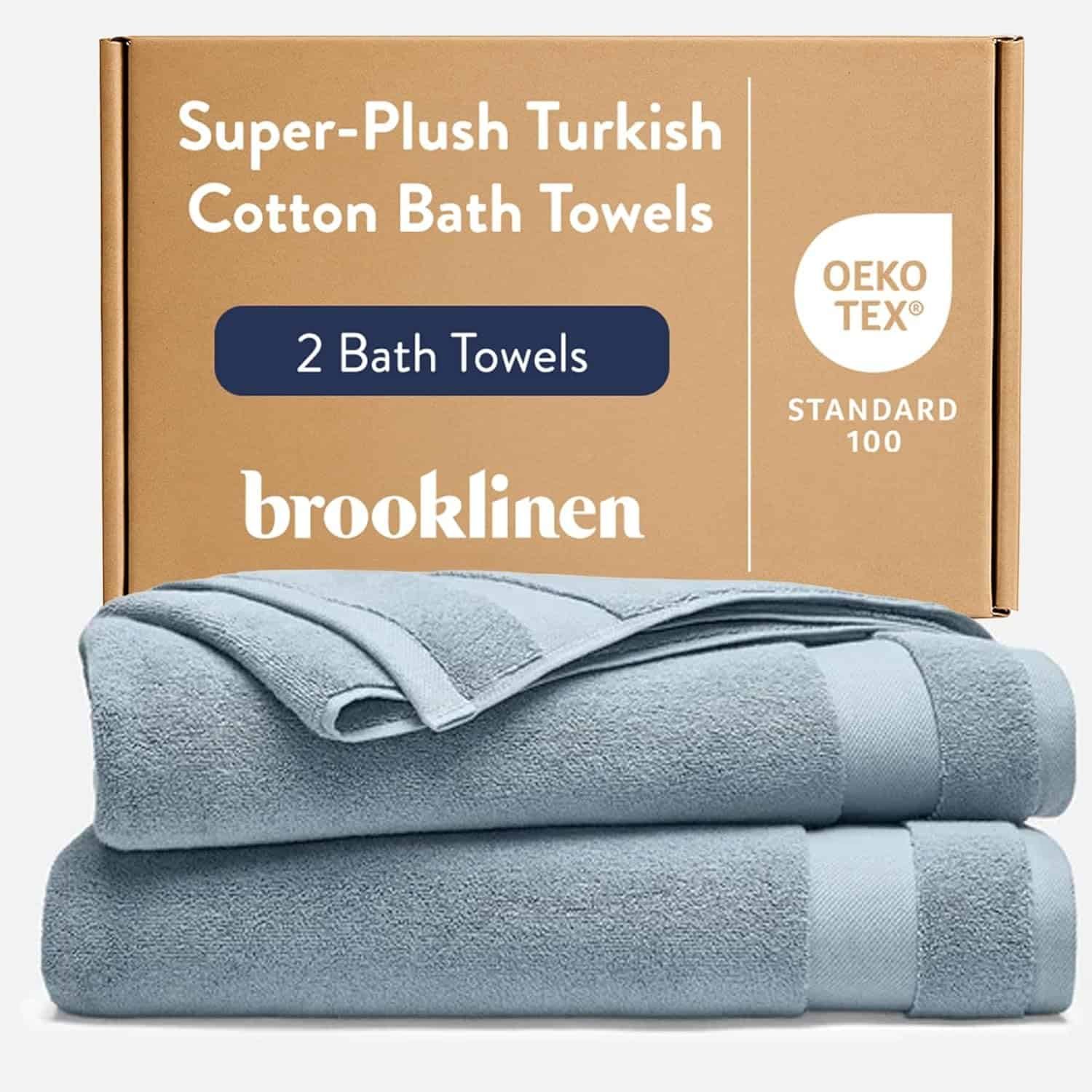 Brooklinen Super-Plush bath towels for bathroom