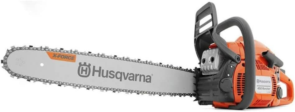 Husqvarna 450 Rancher 20-inch gas chainsaw for garden cutting