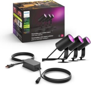 Philips Hue Lily Outdoor Spotlights for the Garden