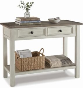 A Cottage-Style Console for a Better-Organised Laundry Room