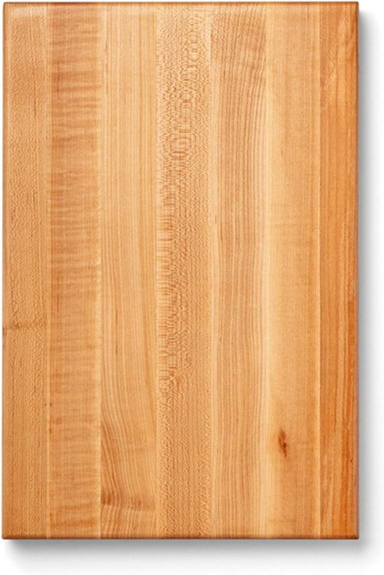 John Boos R01 maple cutting board with natural wood grain, 18 x 12 inches