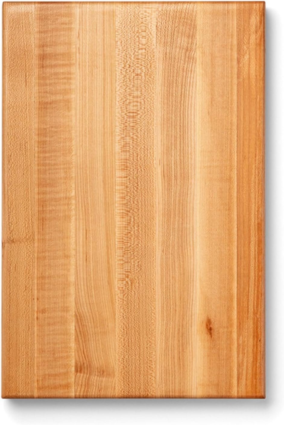 John Boos R01 maple cutting board with natural wood grain, 18 x 12 inches
